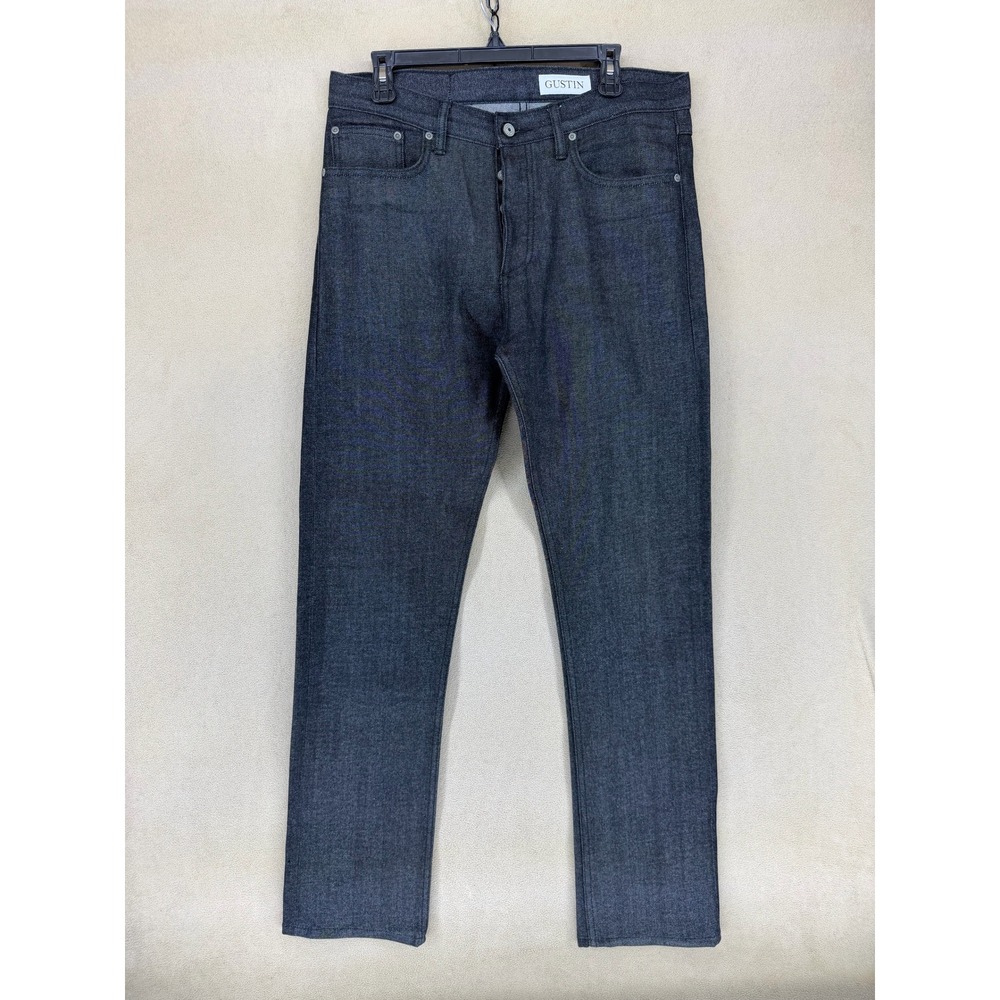 Gustin Men's Straight Jeans — Dark Indigo